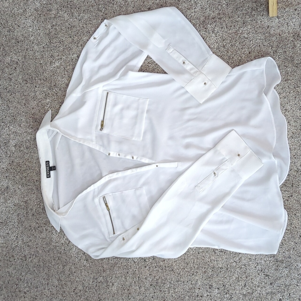 Express white blouse